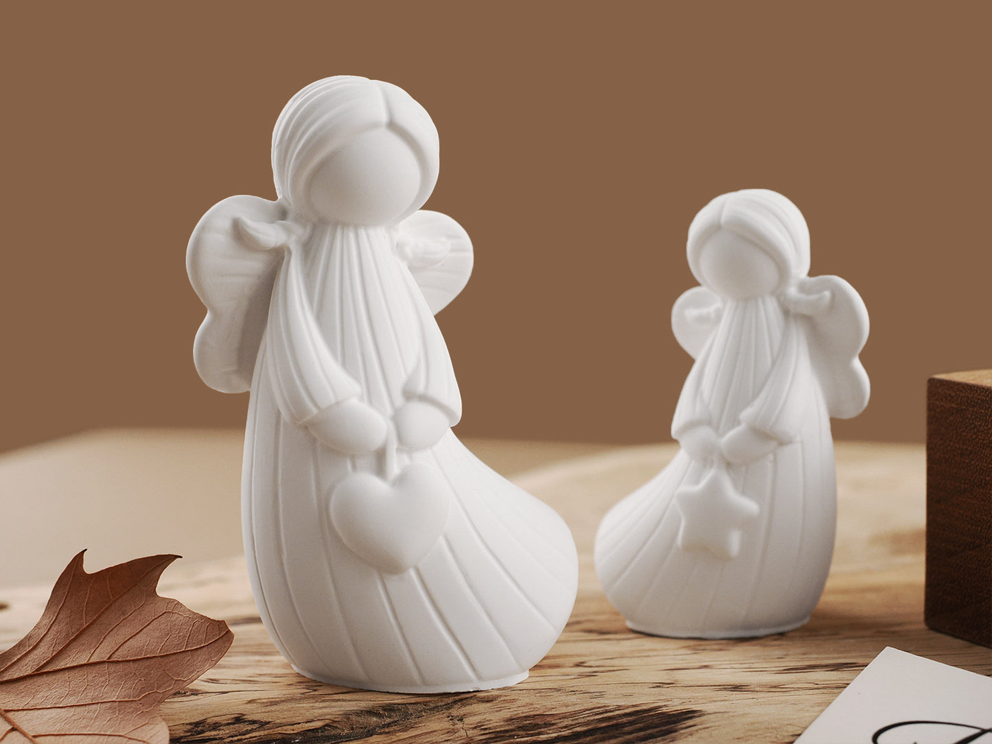 Heart Star Little Angel Ornament Resin Mold
