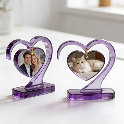 Heart-Shaped Photo Frame Resin Mold