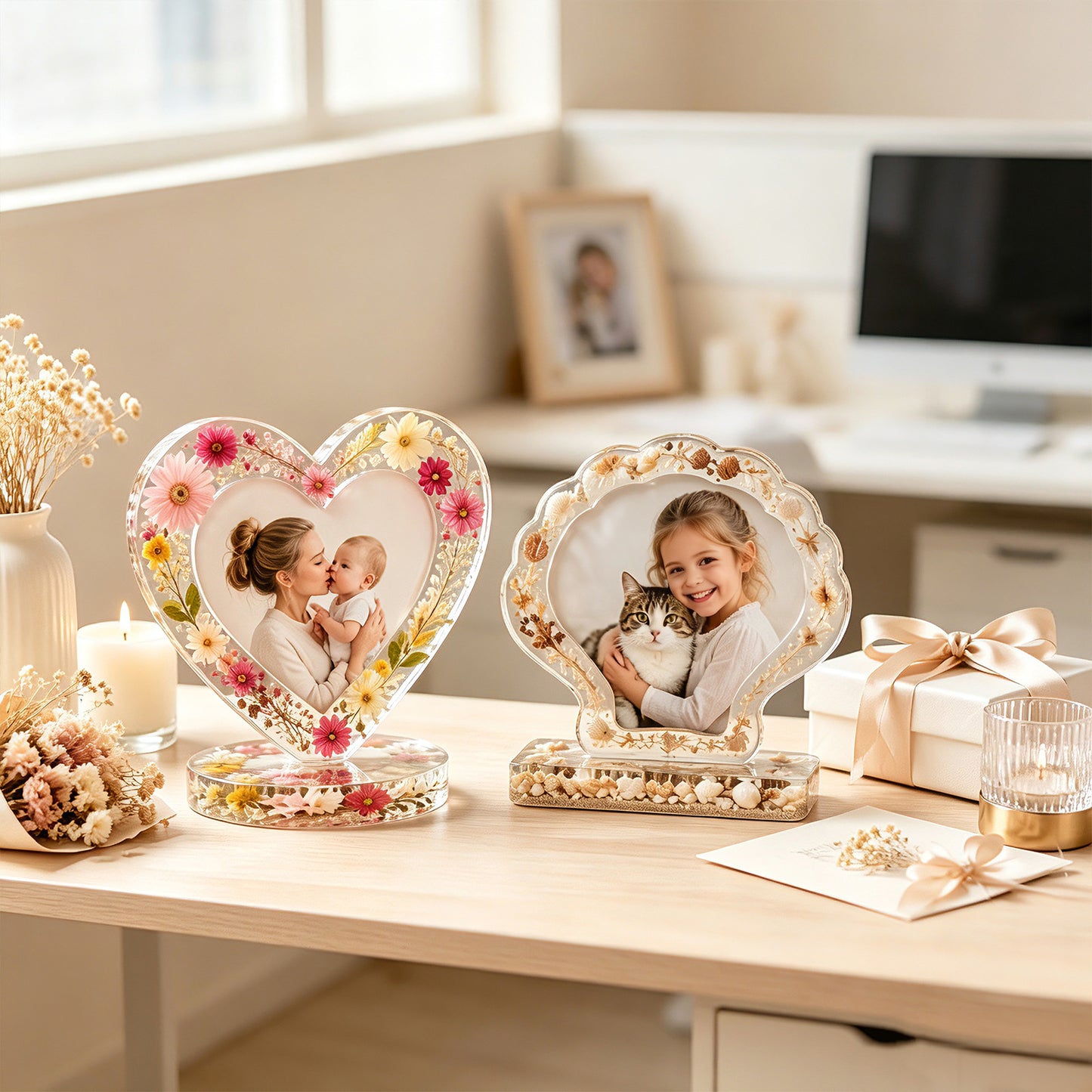 Decorative Photo Frame Resin Mold Set