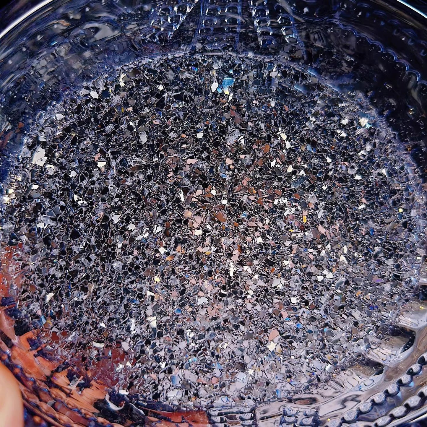 Handmade Crystal Cluster Bow Storage Resin Mold