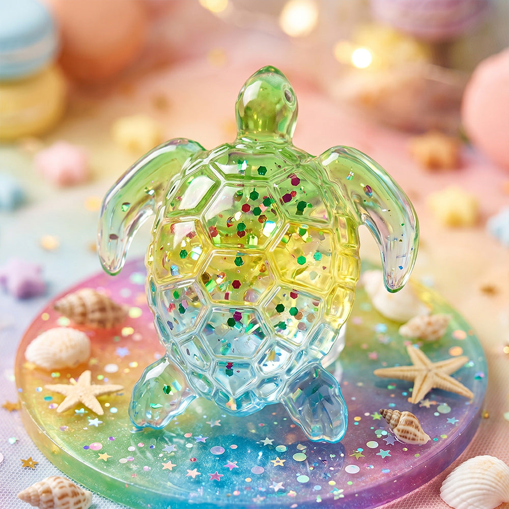 8pcs Ocean Animal Pendant Keychain & Bag Charm Resin Mold Set