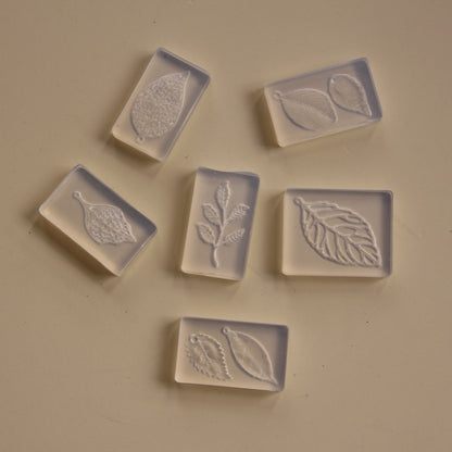 6pcs Leaf Vein Jewelry Accessories Resin Molds
