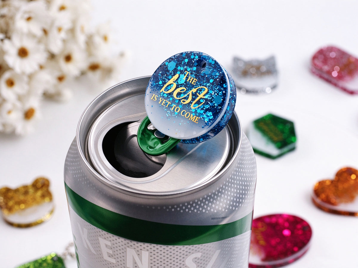 Heart-Shaped Round Six-Sided Bottle & Can Opener Keychain Resin Mold