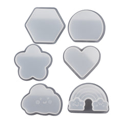 6pcs Photo Frame Stand Resin Molds