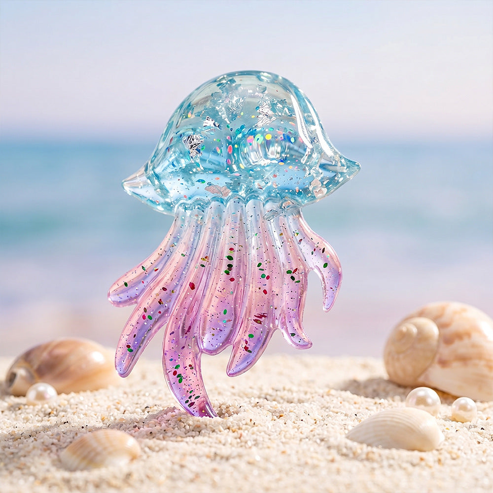 8pcs Ocean Animal Pendant Keychain & Bag Charm Resin Mold Set