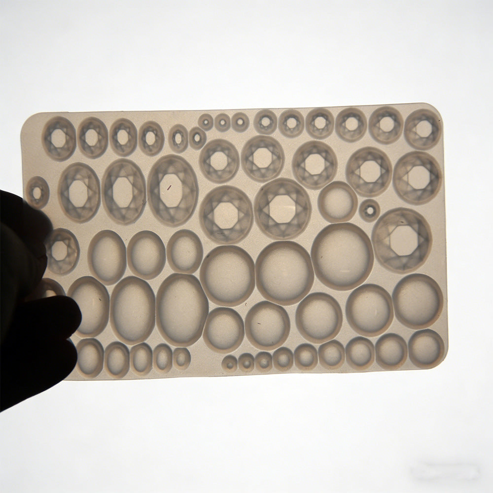 Round & Oval Small Gemstone Resin Molds