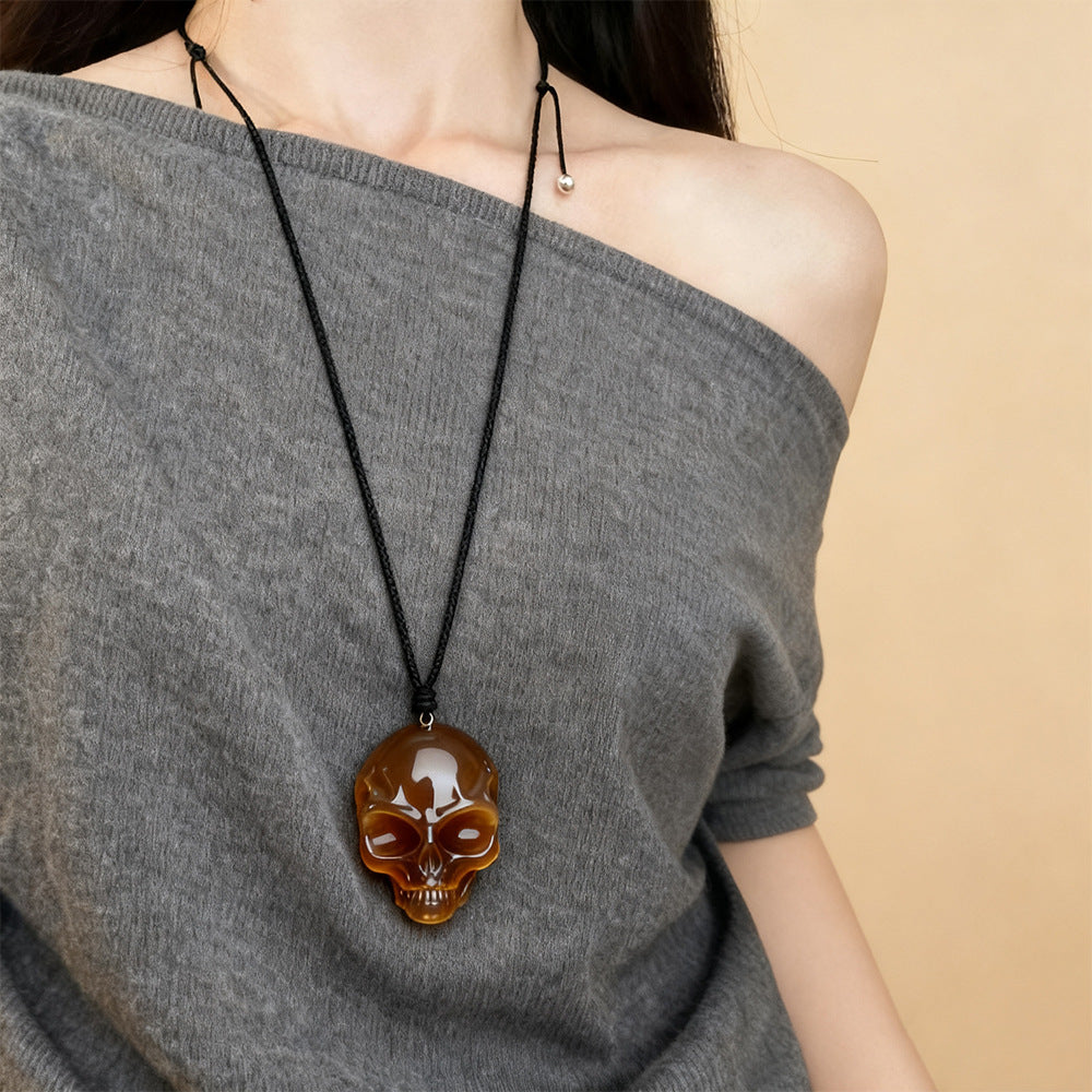 2pcs Alien Skull & Human Skull Keychain Resin Mold