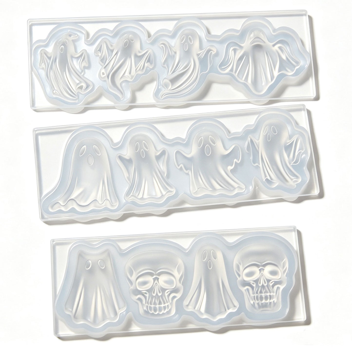 Spooky Ghost Skull Decorative Figurine Resin Mold