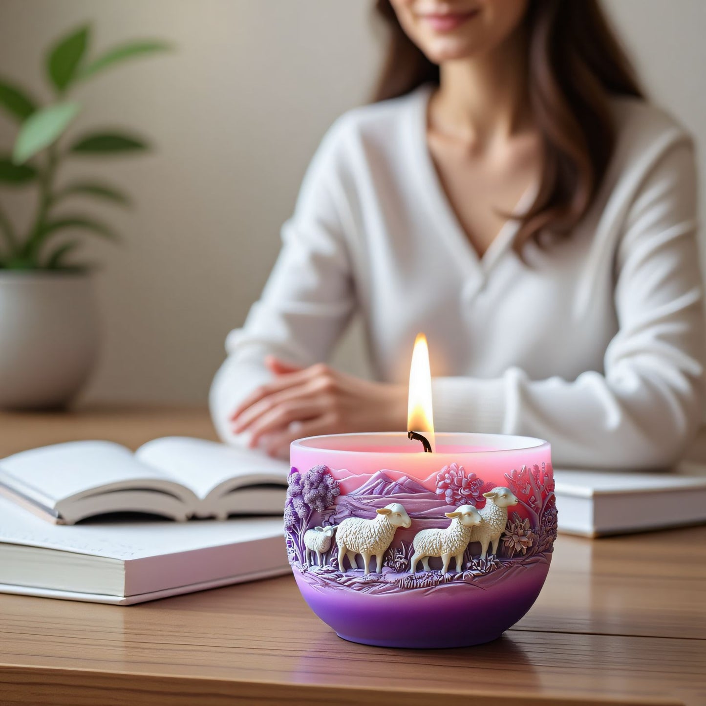 Sheep Storage Jar Resin Mold