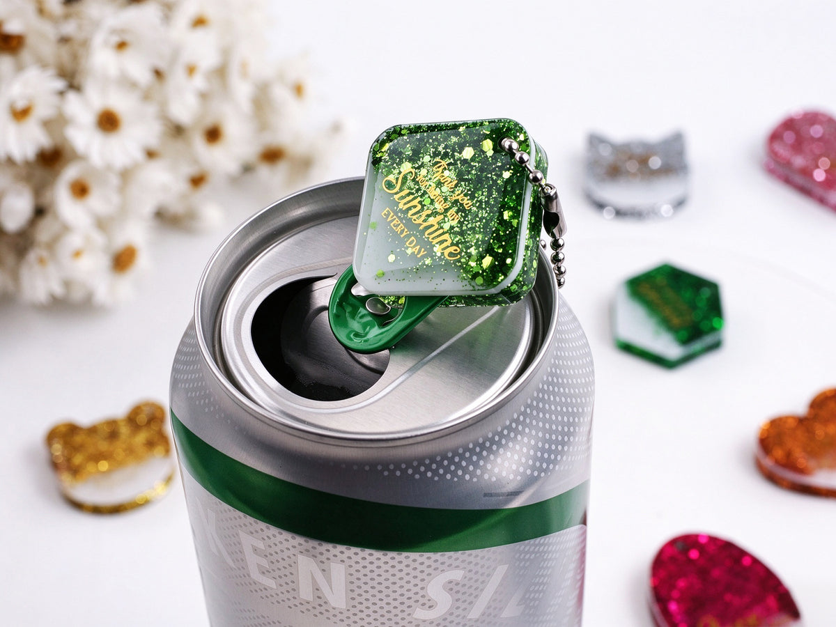 Heart-Shaped Round Six-Sided Bottle & Can Opener Keychain Resin Mold