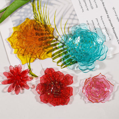 Stackable Flower Resin Mold