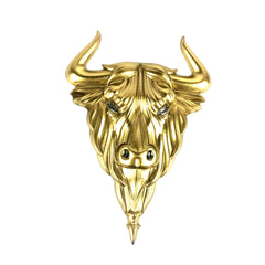 Bull Head Ornament Resin Mold