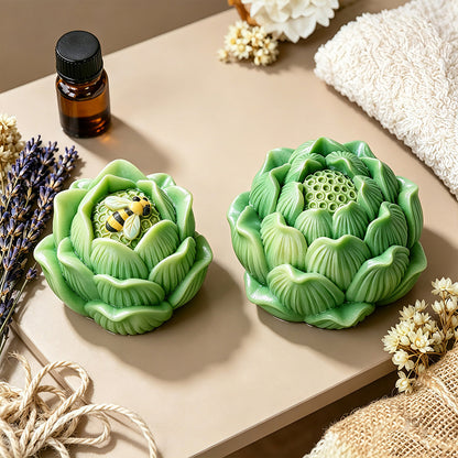 Double-Layer Lotus Ornament Resin Mold