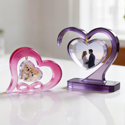 Heart-Shaped Photo Frame Resin Mold