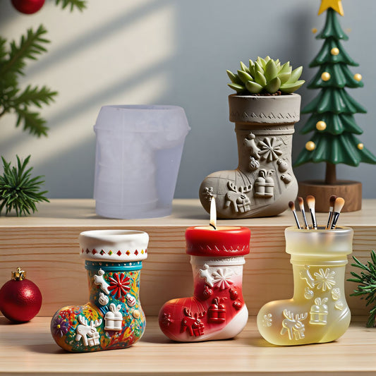 Christmas Stocking Ornament Resin Mold