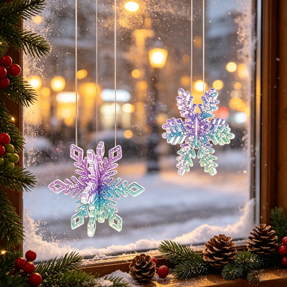 Interlocking Snowflake Ornament Resin Mold
