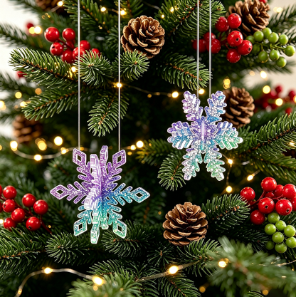 Interlocking Snowflake Ornament Resin Mold