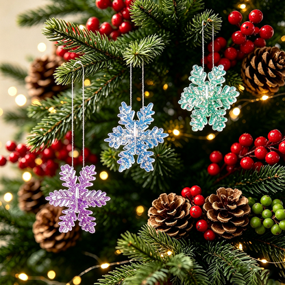 Interlocking Snowflake Ornament Resin Mold