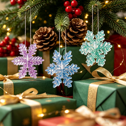Interlocking Snowflake Ornament Resin Mold