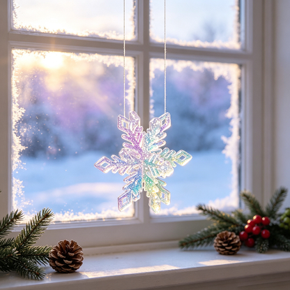 Interlocking Snowflake Ornament Resin Mold