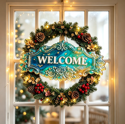 WELCOME Word Sign Resin Mold