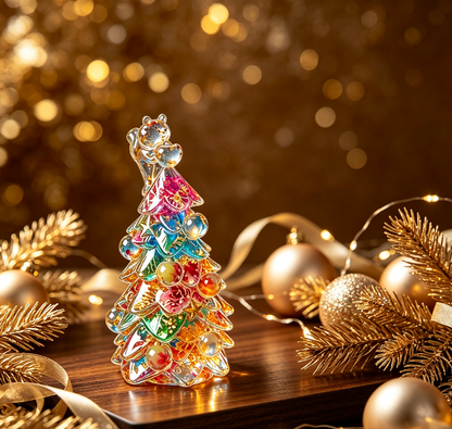 Squirrel Santa Hat Christmas Tree Figurine Resin Mold