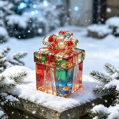 Handmade 3D Ribbon Gift Box Storage Container Resin Mold