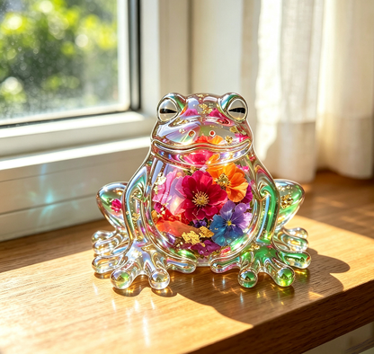 Handmade Chubby Frog Figurine Resin Mold