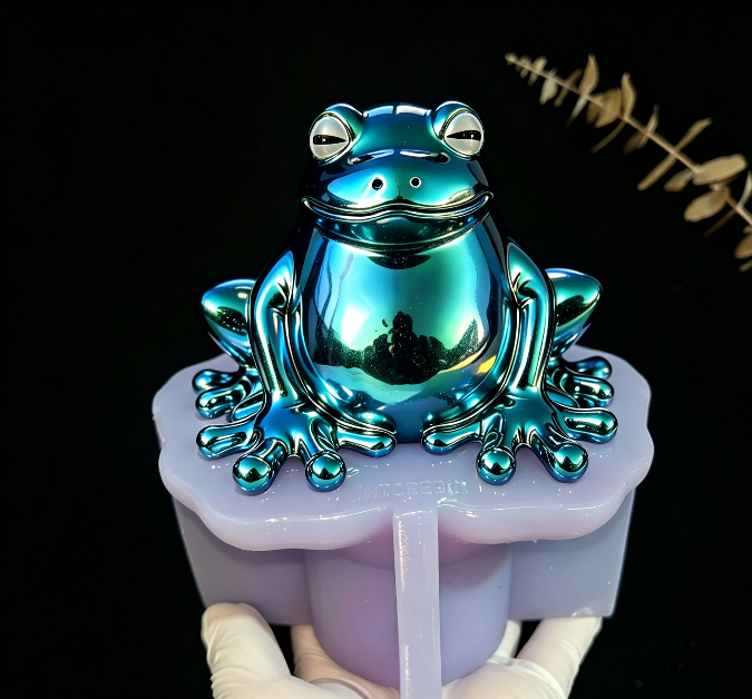 Handmade Chubby Frog Figurine Resin Mold