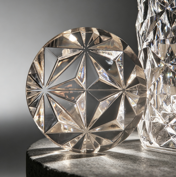 Handmade Crystal Diamond Grid Round & Rectangular Decor Resin Mold