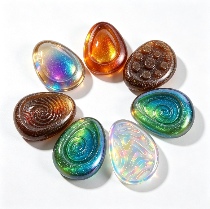 Textured Stress Relief Stone Resin Mold