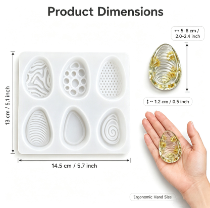 Textured Stress Relief Stone Resin Mold