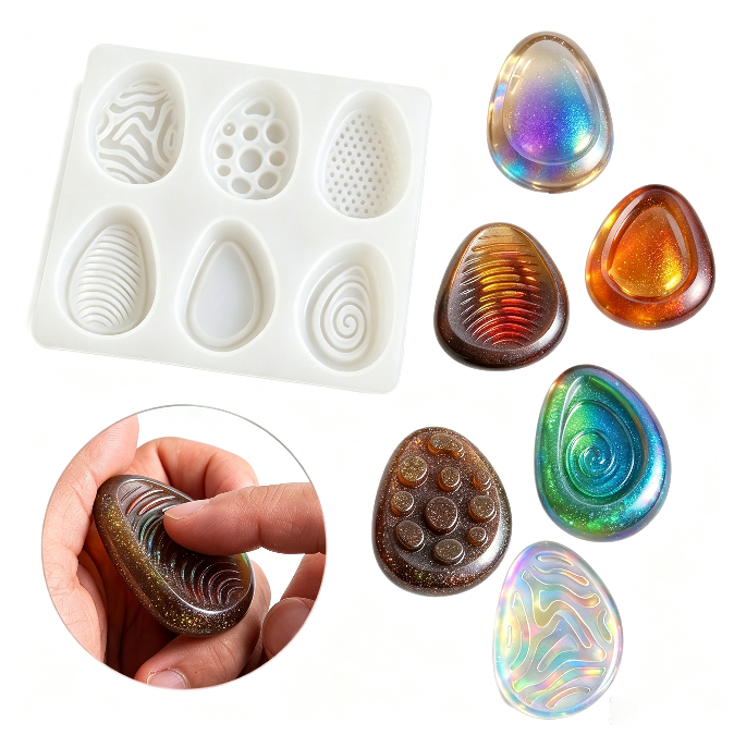 Textured Stress Relief Stone Resin Mold