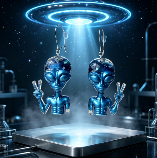 Handmade Alien Earring & Jewelry Decoration Resin Mold