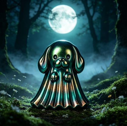 Cute Ghost Kitty & Puppy Figurine Resin Mold