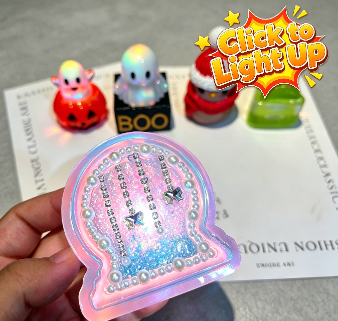 Handmade Wishing Crystal Ball Glow-in-the-Dark Fidget Clicker Toy Resin Mold【First-of-Its-Kind & Exclusive】