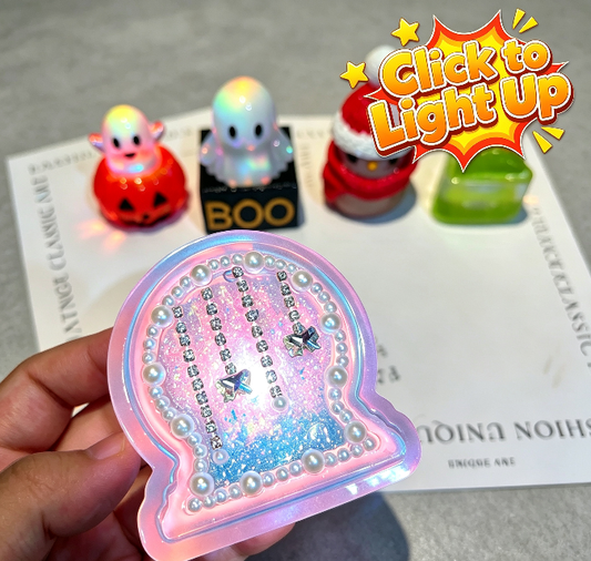 Handmade Wishing Crystal Ball Glow-in-the-Dark Fidget Clicker Toy Resin Mold【First-of-Its-Kind & Exclusive】