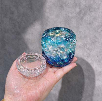 Handmade Water Ripple Storage Jar Resin Mold