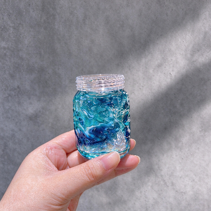 Handmade Water Ripple Storage Jar Resin Mold