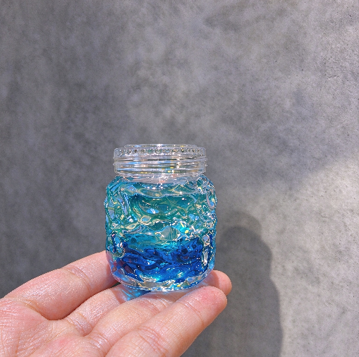 Handmade Water Ripple Storage Jar Resin Mold