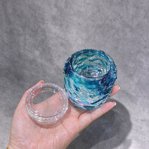Handmade Water Ripple Storage Jar Resin Mold