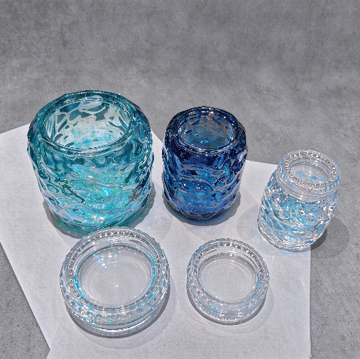 Handmade Water Ripple Storage Jar Resin Mold