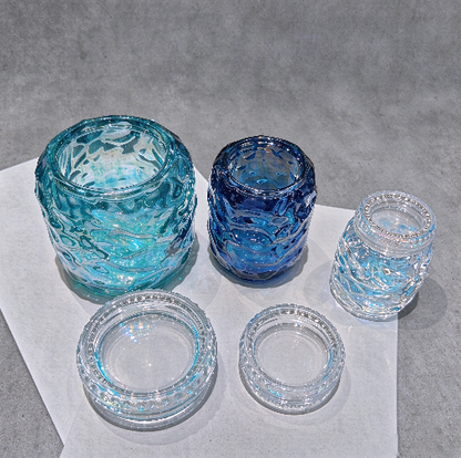 Handmade Water Ripple Storage Jar Resin Mold
