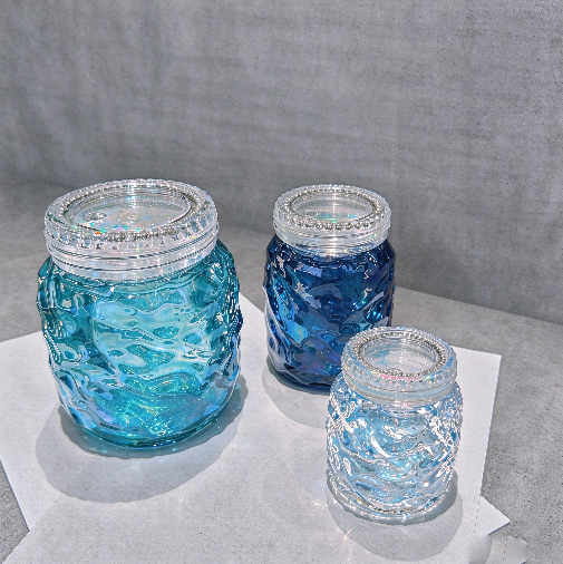 Handmade Water Ripple Storage Jar Resin Mold