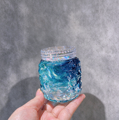 Handmade Water Ripple Storage Jar Resin Mold