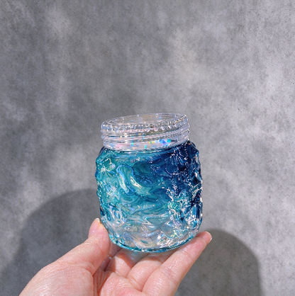Handmade Water Ripple Storage Jar Resin Mold