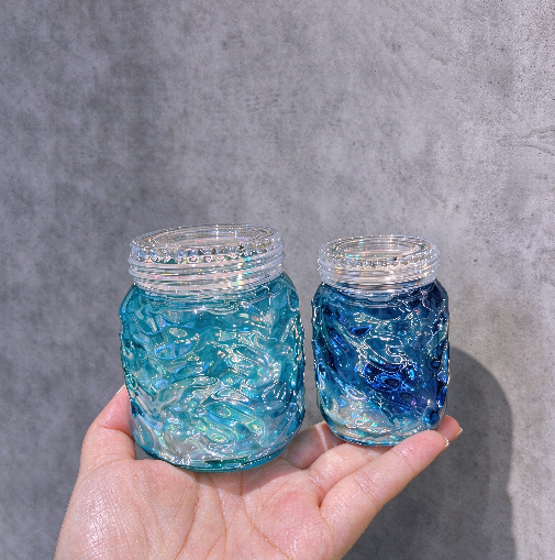 Handmade Water Ripple Storage Jar Resin Mold