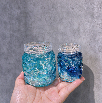 Handmade Water Ripple Storage Jar Resin Mold