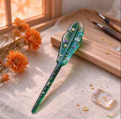 9-Style Hair Stick Resin Molds
