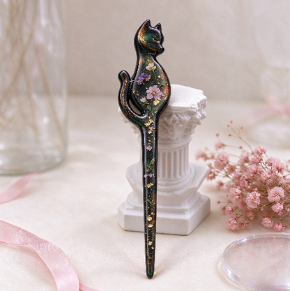 9-Style Hair Stick Resin Molds
